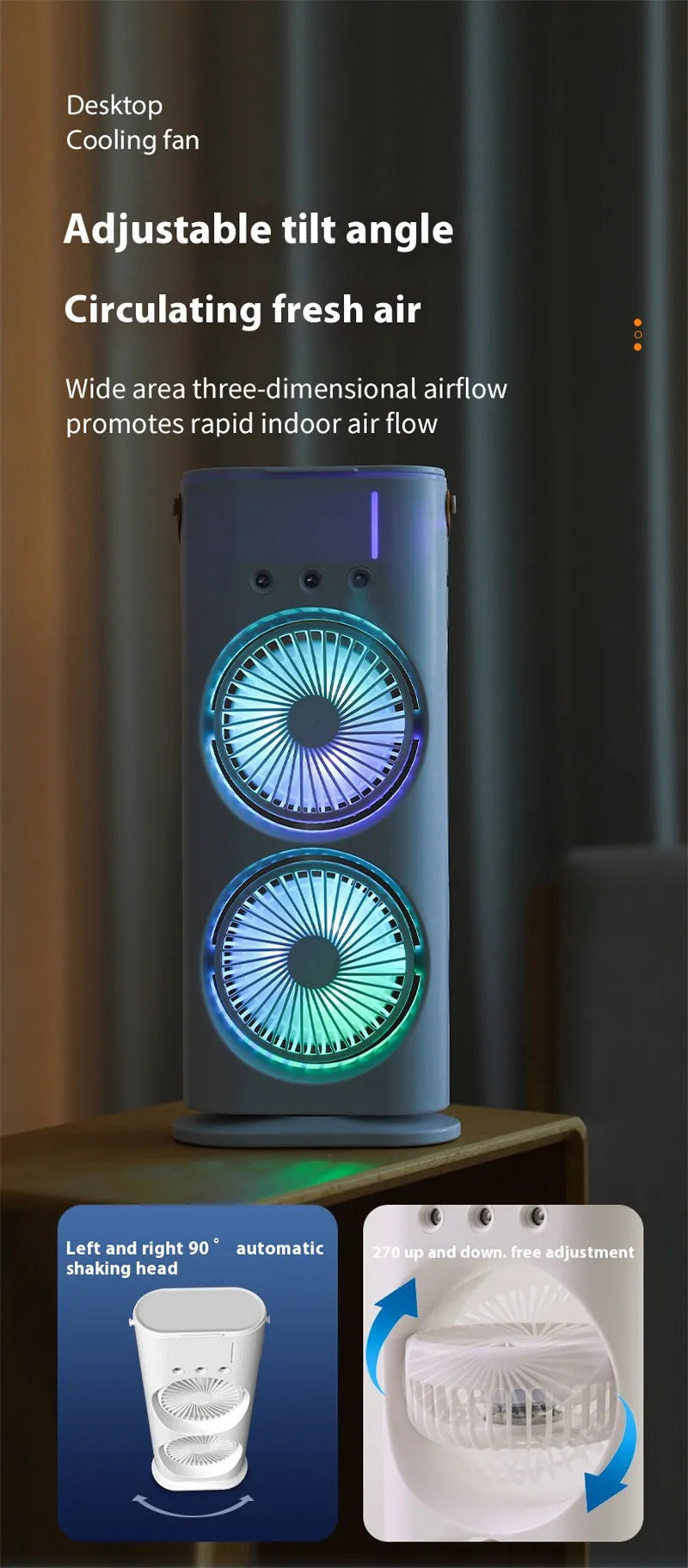 double ended mist cooler